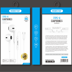 Type-C Earphones – Wired USB-C Earbuds with High Bass, Noise Isolation & HD Sound Quality