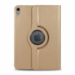 Gold 360° iPad Case – Rotating Stand Cover, Full Protection & Shockproof