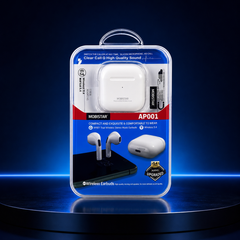 MOBISTAR AirPods Style Wireless Earbuds Bluetooth 5.3 – White