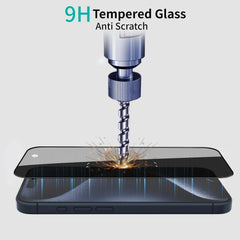 iPhone 15 Privacy Screen Protector – 2 Pack Tempered Glass Anti Spy HD (Wholesale)
