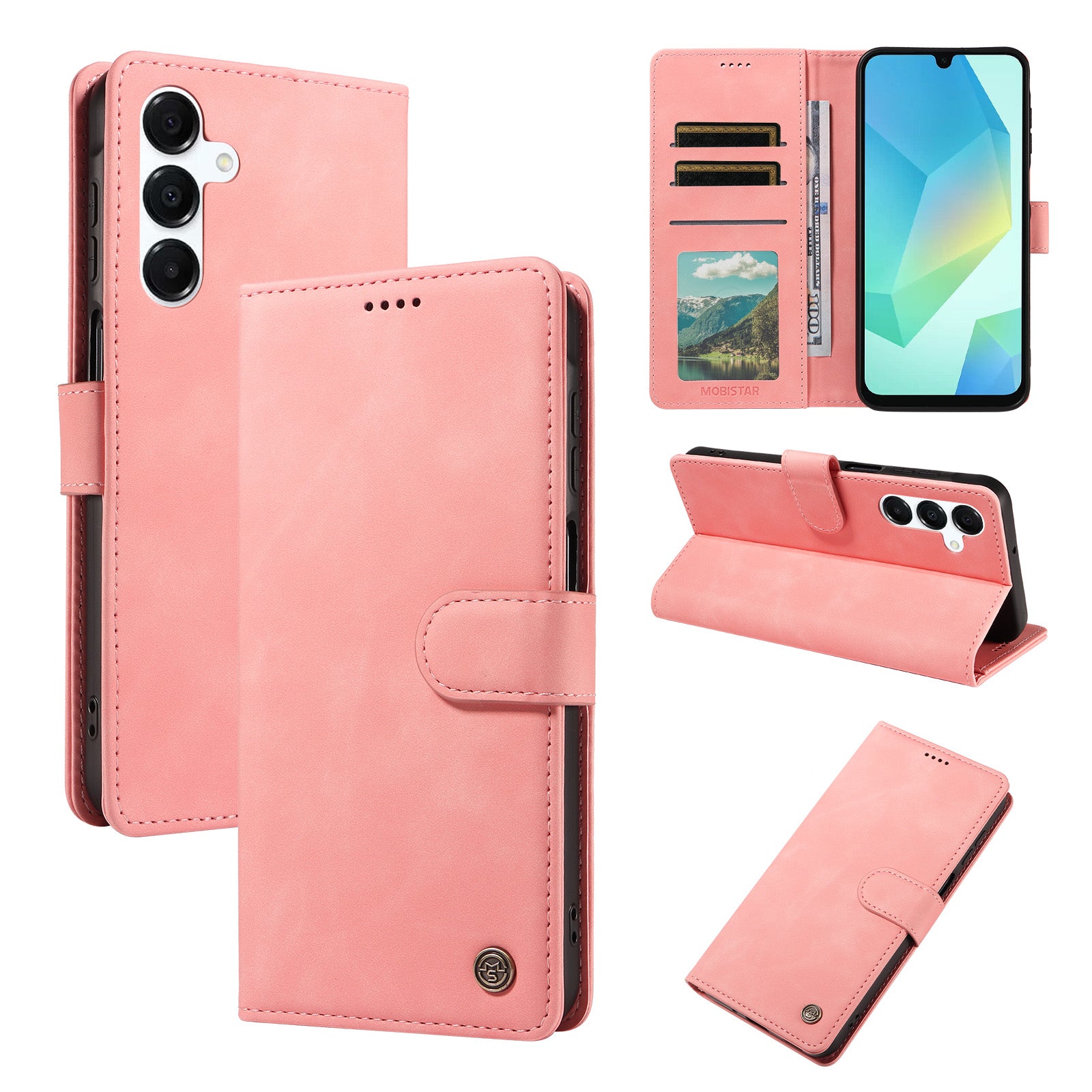 Book Flip Wallet Case | Magnetic Shockproof Cover