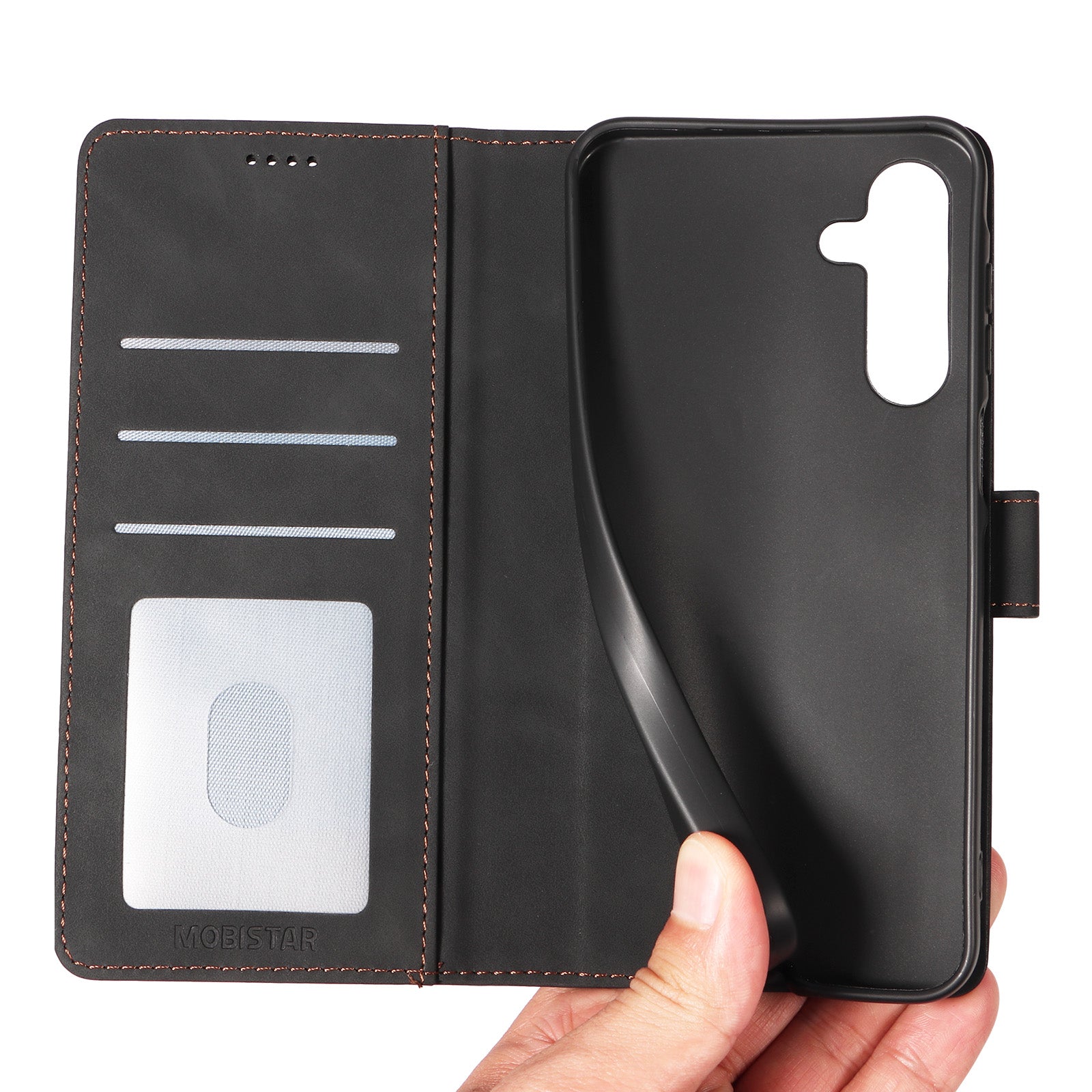Book Flip Wallet Case | Magnetic Shockproof Cover