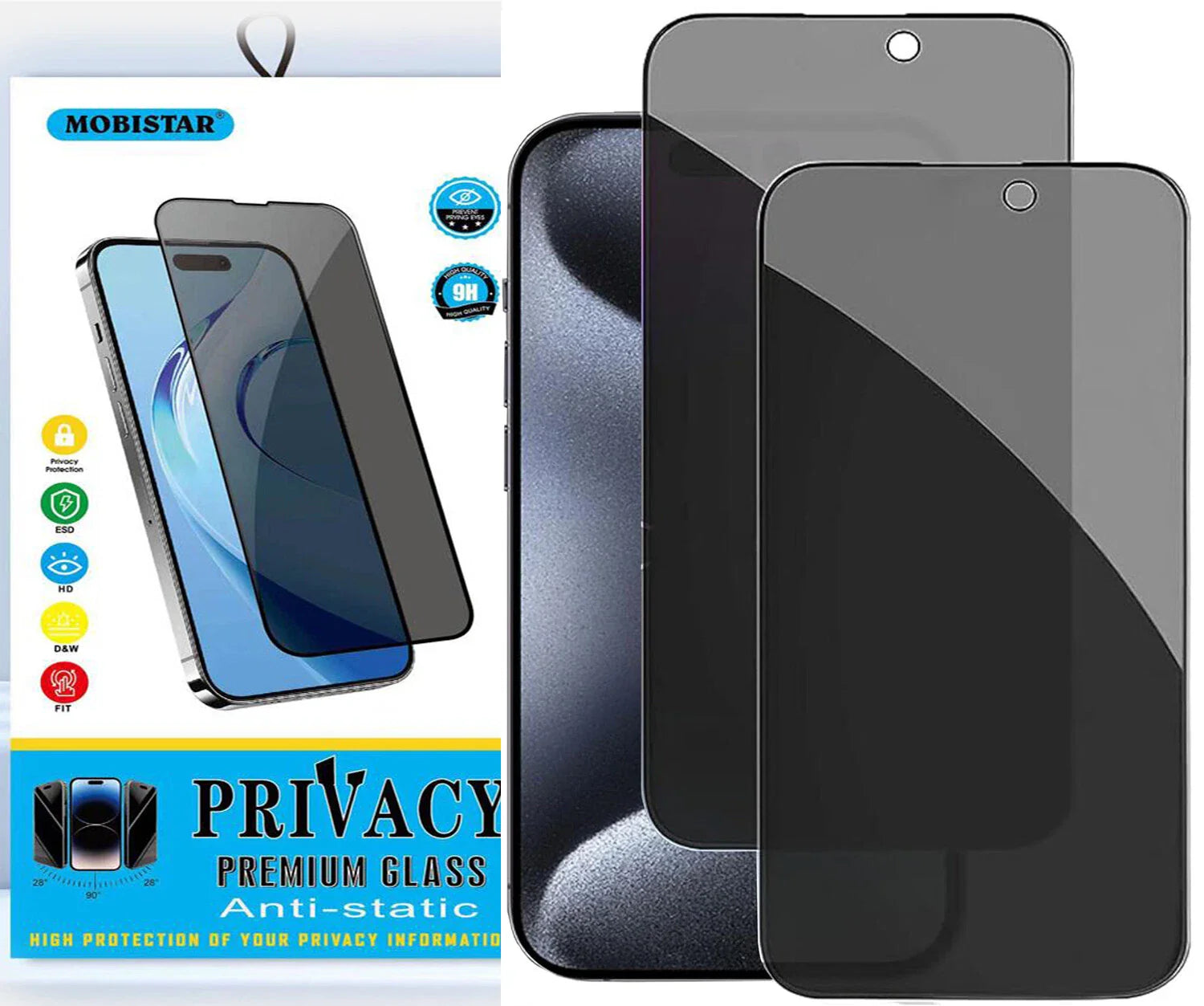 2 Pack Privacy Tempered Glass Screen Protector For iPhone 11 Wholesale