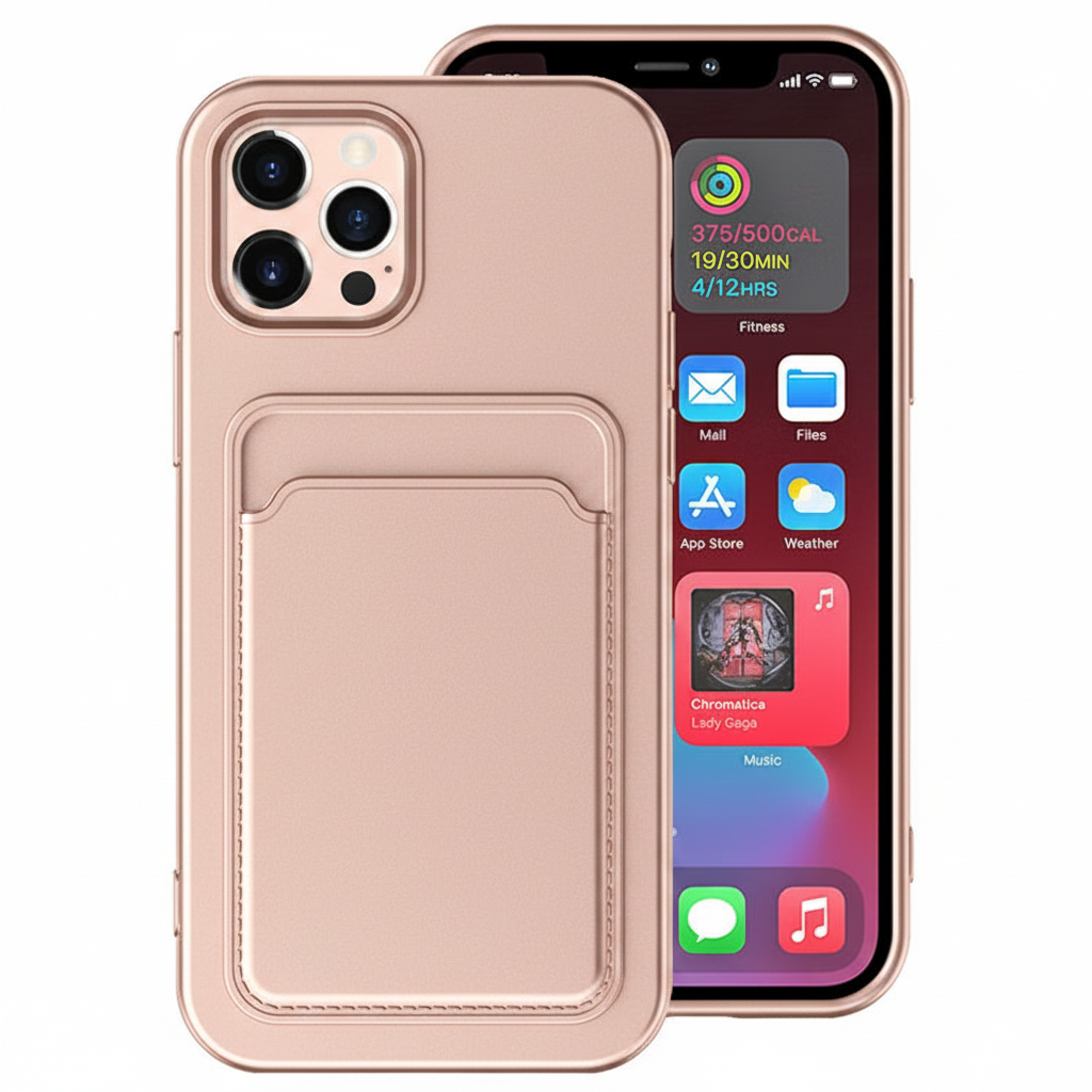 Black Card Case | Slim Wallet IPhone Cover with Card Holder