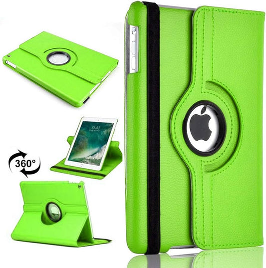 Green 360° iPad Case – Rotating Stand Cover, Shockproof Full Protection