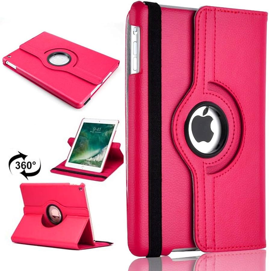 360° iPad Case – Rotating Stand Cover, Full Protection & Shockproof