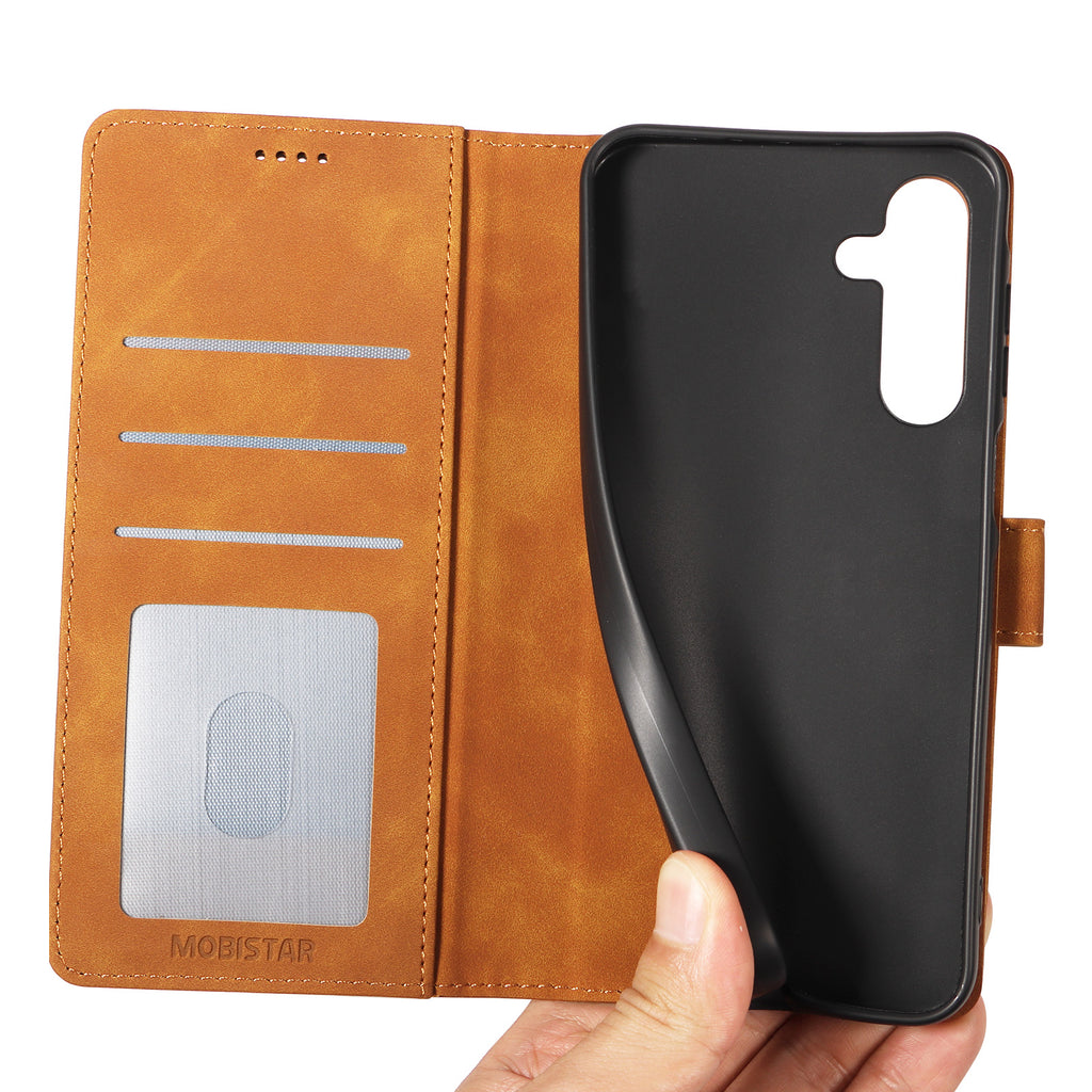 Book Flip Wallet Case | Magnetic Shockproof Cover