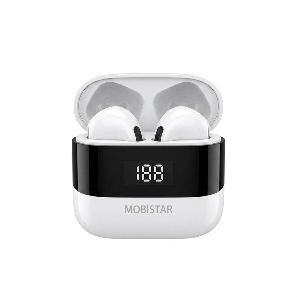 STERO MUSIC EARBUDS WITH DIGITAL DISPLAY