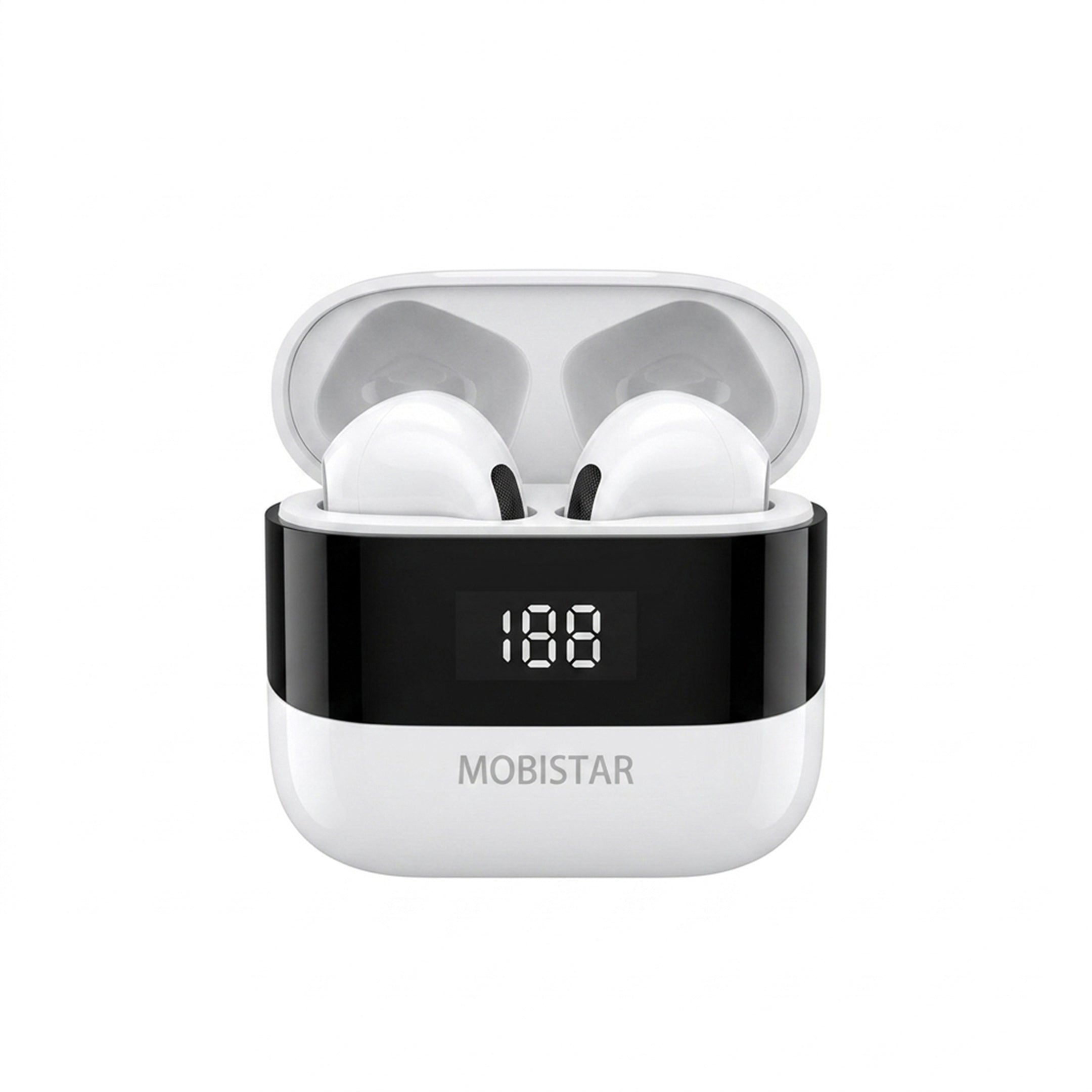 STERO MUSIC EARBUDS WITH DIGITAL DISPLAY