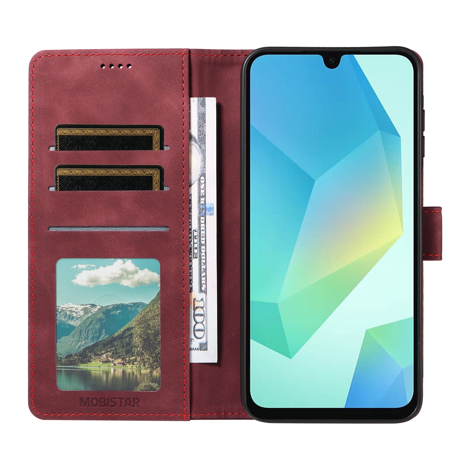 Book Flip Wallet Case | Magnetic Shockproof Cover