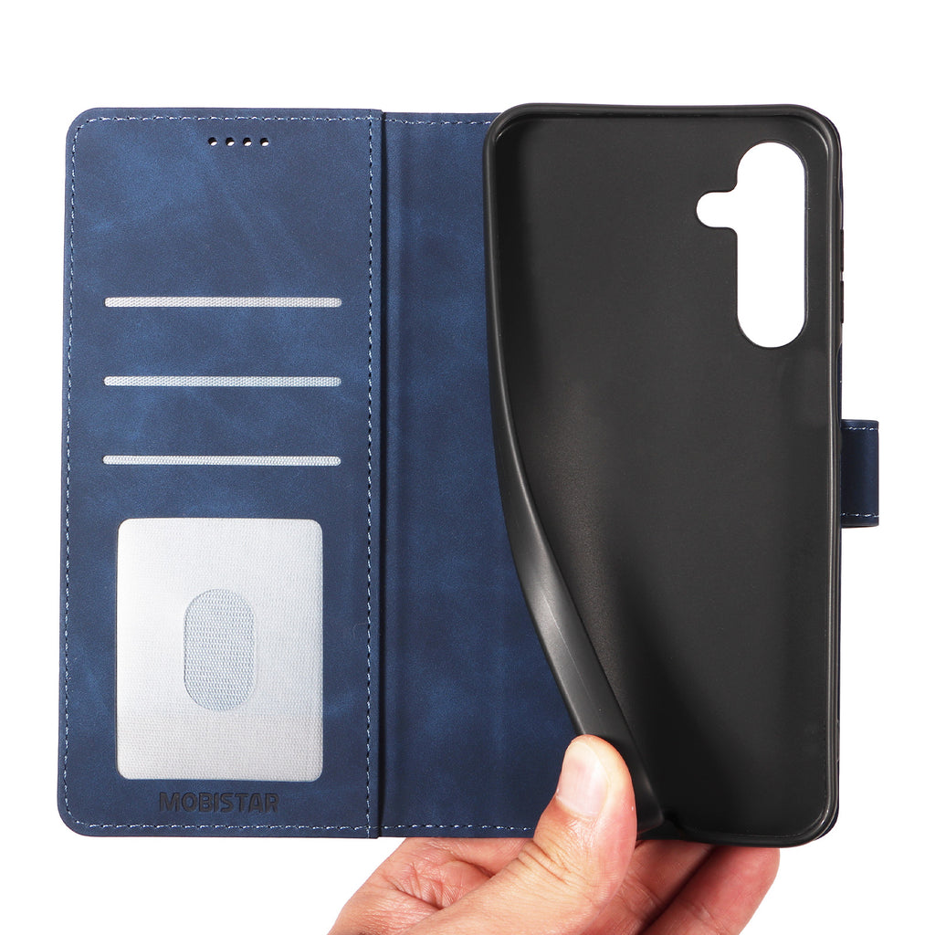 Book Flip Wallet Case | Magnetic Shockproof Cover
