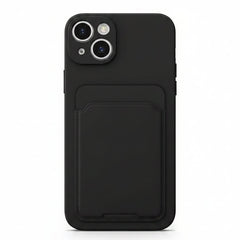 Black Card Case | Slim Wallet IPhone Cover with Card Holder