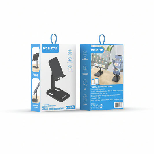 Foldable Mobile Phone Stand – Adjustable, Portable & Anti-Slip Holder