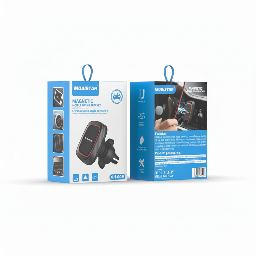 Magnetic Phone Bracket – 360° Rotation Car Mount Holder