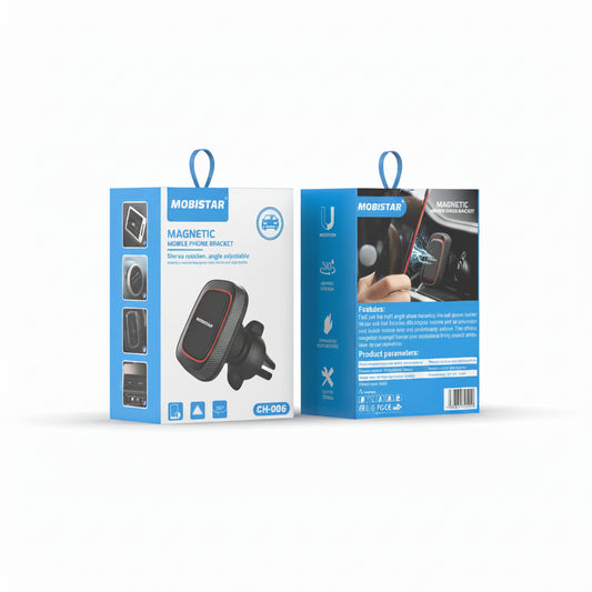 Magnetic Phone Bracket – 360° Rotation Car Mount Holder