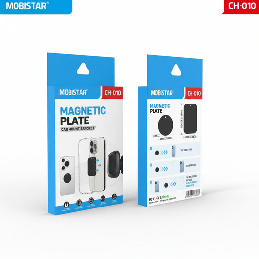 Magnetic Plate for Phone Holder – Strong Adhesive Metal Plate for Mounts