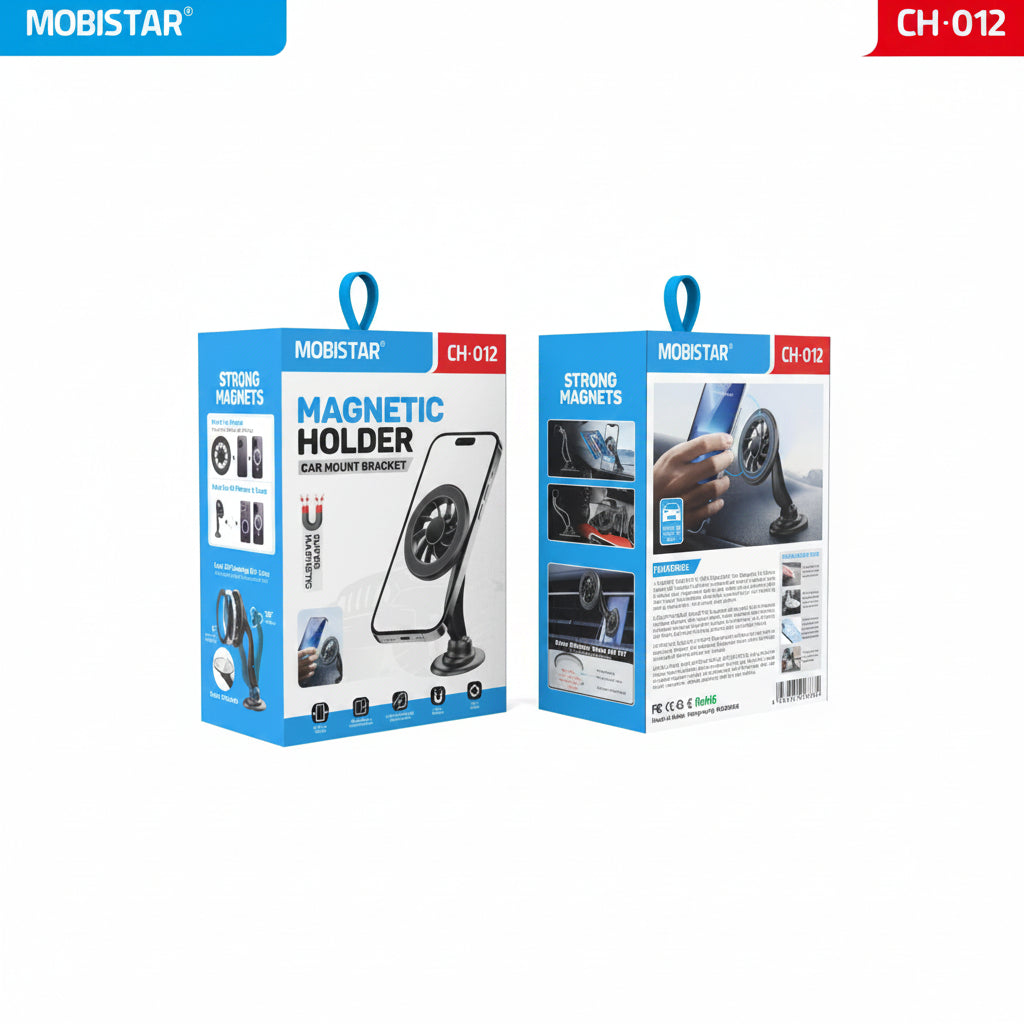 Magnetic Phone Holder – Strong Grip Car Mount Stand