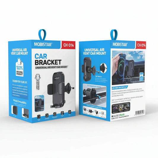 Car Phone Holder Bracket – Universal Dashboard & Air Vent Mount