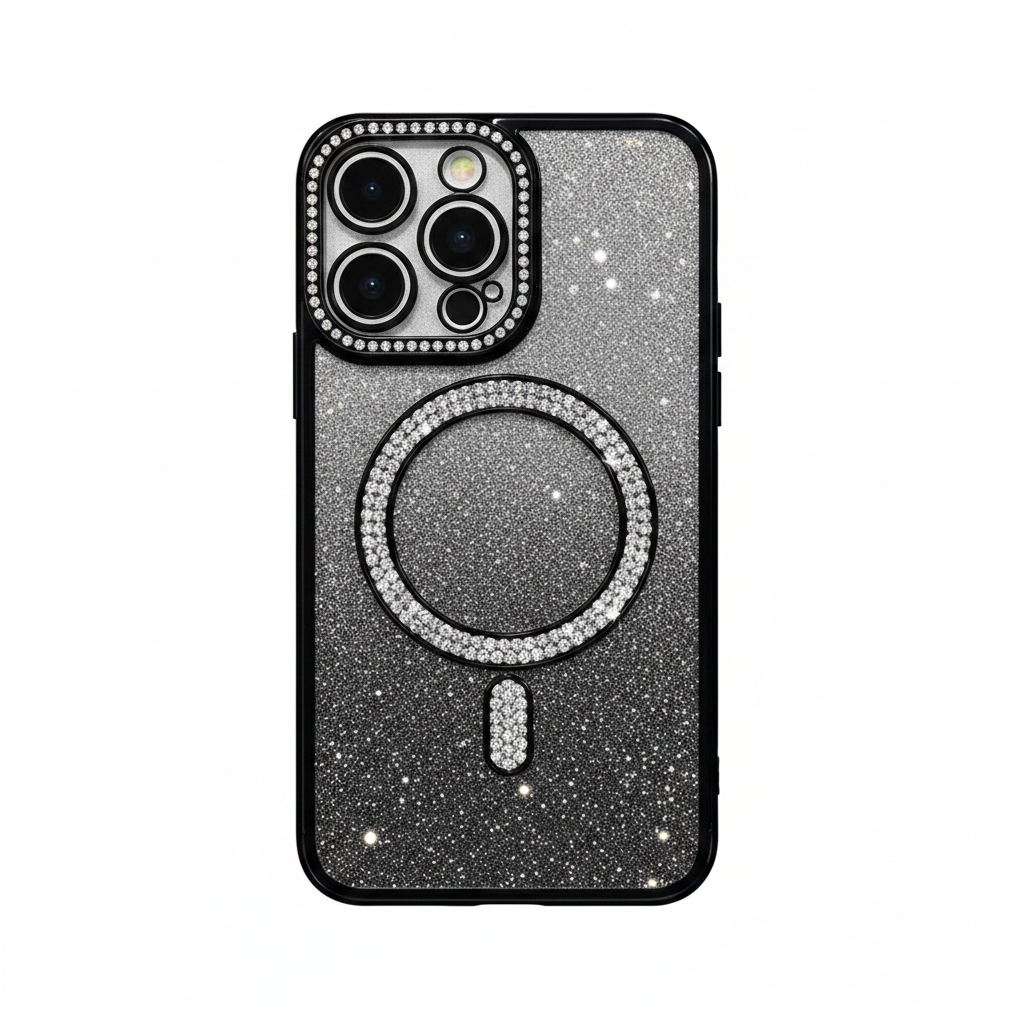 Diamond MagSafe Glitter Case – Sparkle Protective Phone Cover