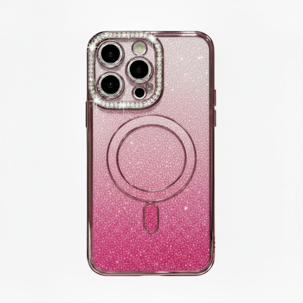 Diamond MagSafe Glitter Case – Sparkle Protective Phone Cover
