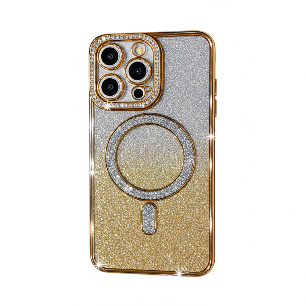 Diamond MagSafe Glitter Case – Sparkle Protective Phone Cover