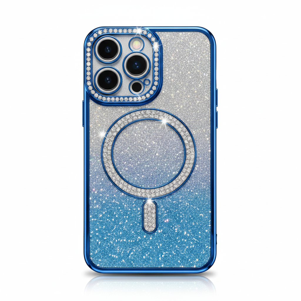 Diamond MagSafe Glitter Case – Sparkle Protective Phone Cover