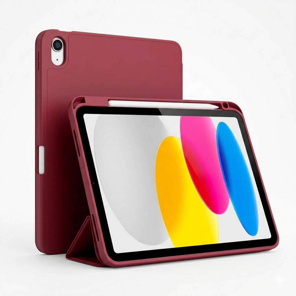 Red Smart Pen Case with Holder