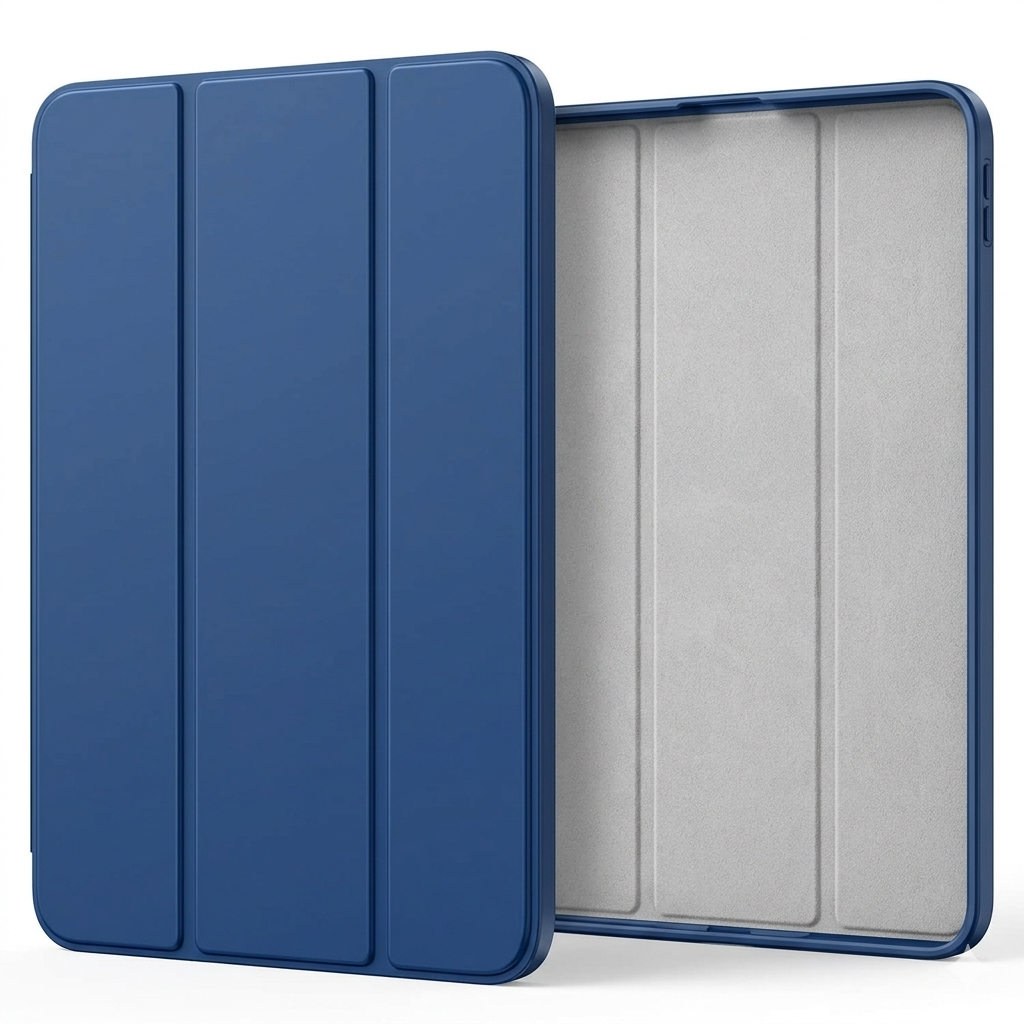 Navy Smart Pen Case with Holder – Magnetic Stand, Slim & Shockproof Cover