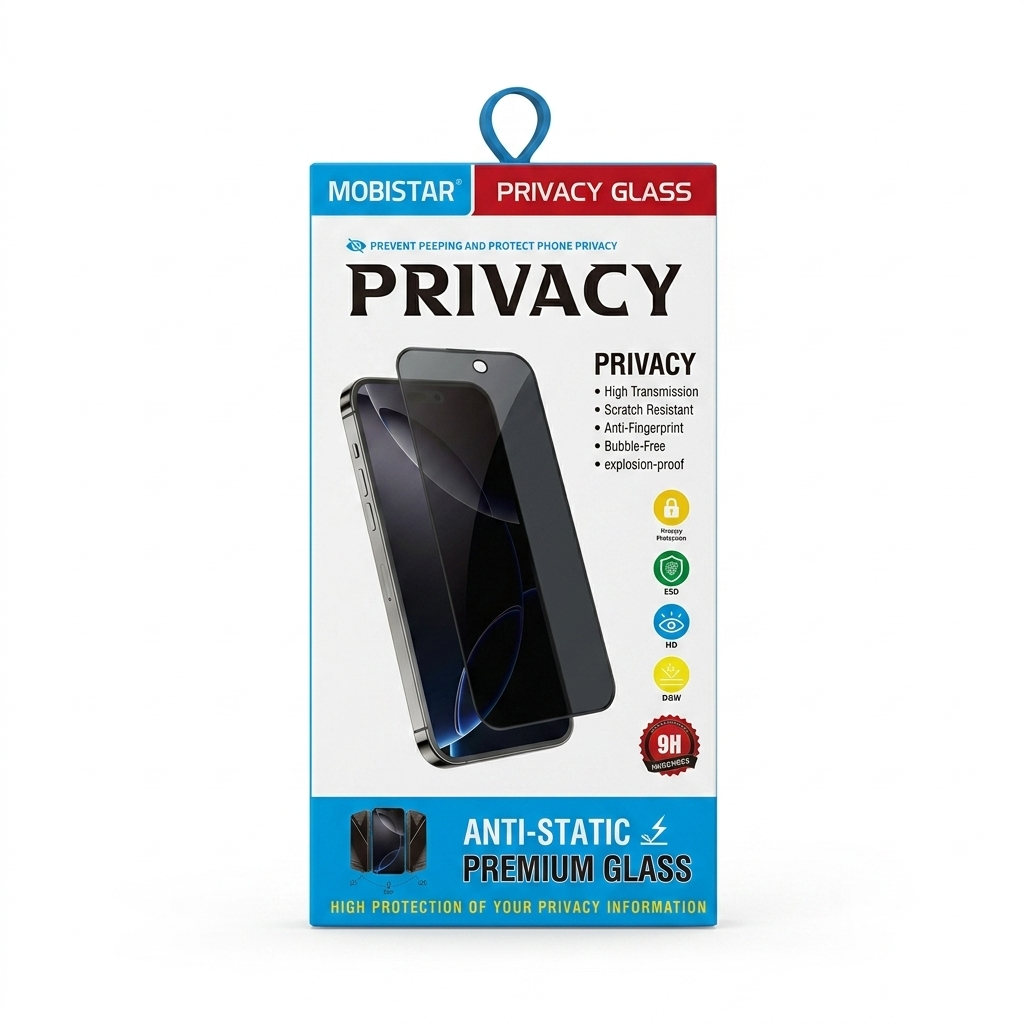 iPhone 12 Privacy Screen Protector – 2 Pack Tempered Glass Anti Spy