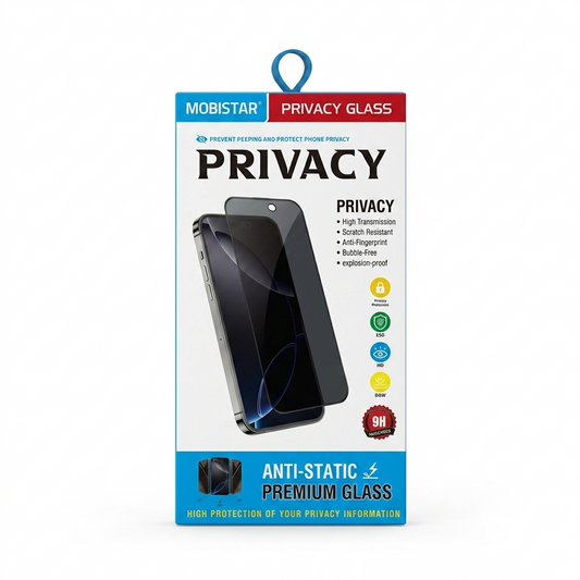 Privacy Tempered Glass Screen Protector | Anti-Spy & Scratch Resistant