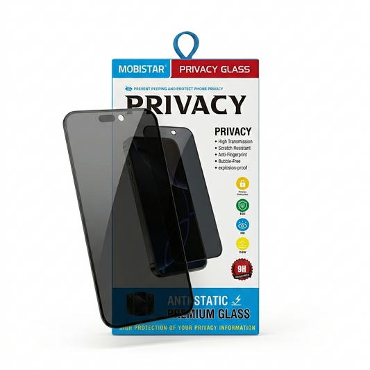 2 Pack Privacy Tempered Glass Screen Protector for iPhone 13 – Anti-Spy, HD Clear, Wholesale