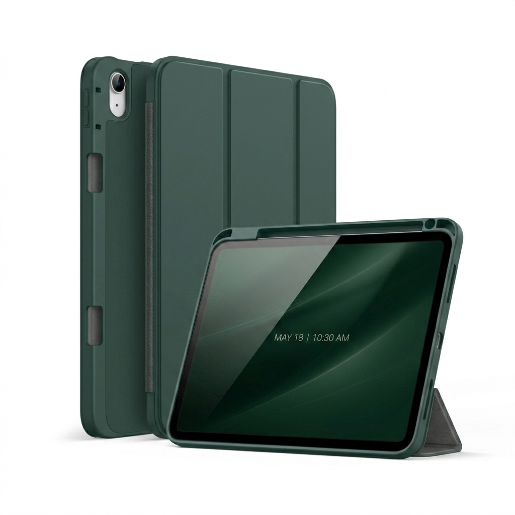 Emerald Smart Pen Case with Holder – Magnetic Stand, Slim & Shockproof Cover