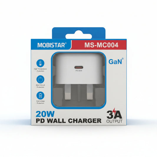 20W PD Wall Charger – Fast Charging USB-C Power Adapter