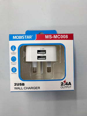 2 USB WALL CHARGER