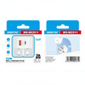 20W WALL CHARGER PD+QC With USB-A (QC3.0)+Type-C Port, 3A