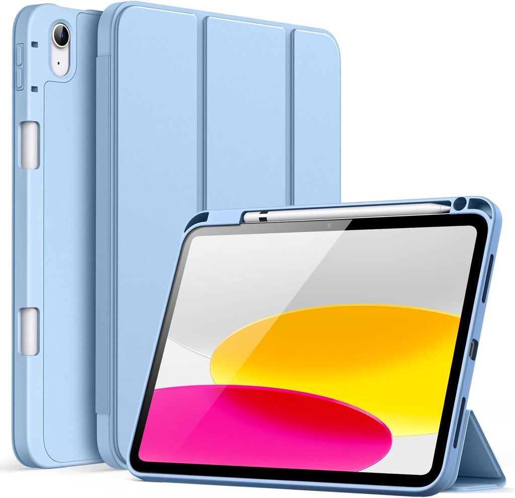 Sky Blue Smart Pen Case with Holder