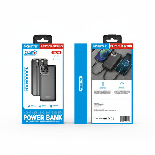 10,000mAh Power Bank – 22.5W Fast Charging Portable Charger
