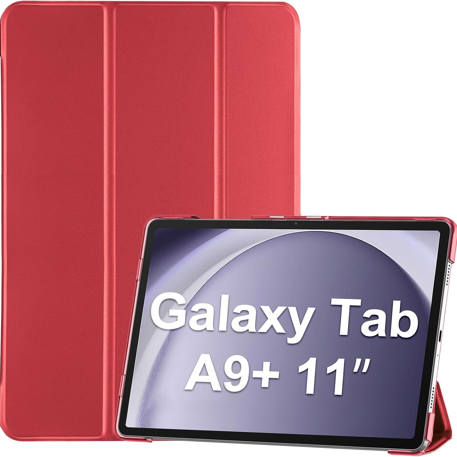 Samsung Galaxy Tab Smart Case – Stand Flip Case (Red)