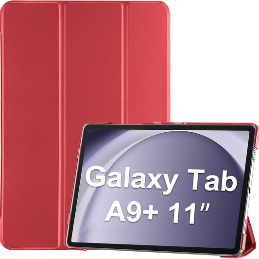Samsung Galaxy Tab Smart Case – Stand Flip Case (Red)