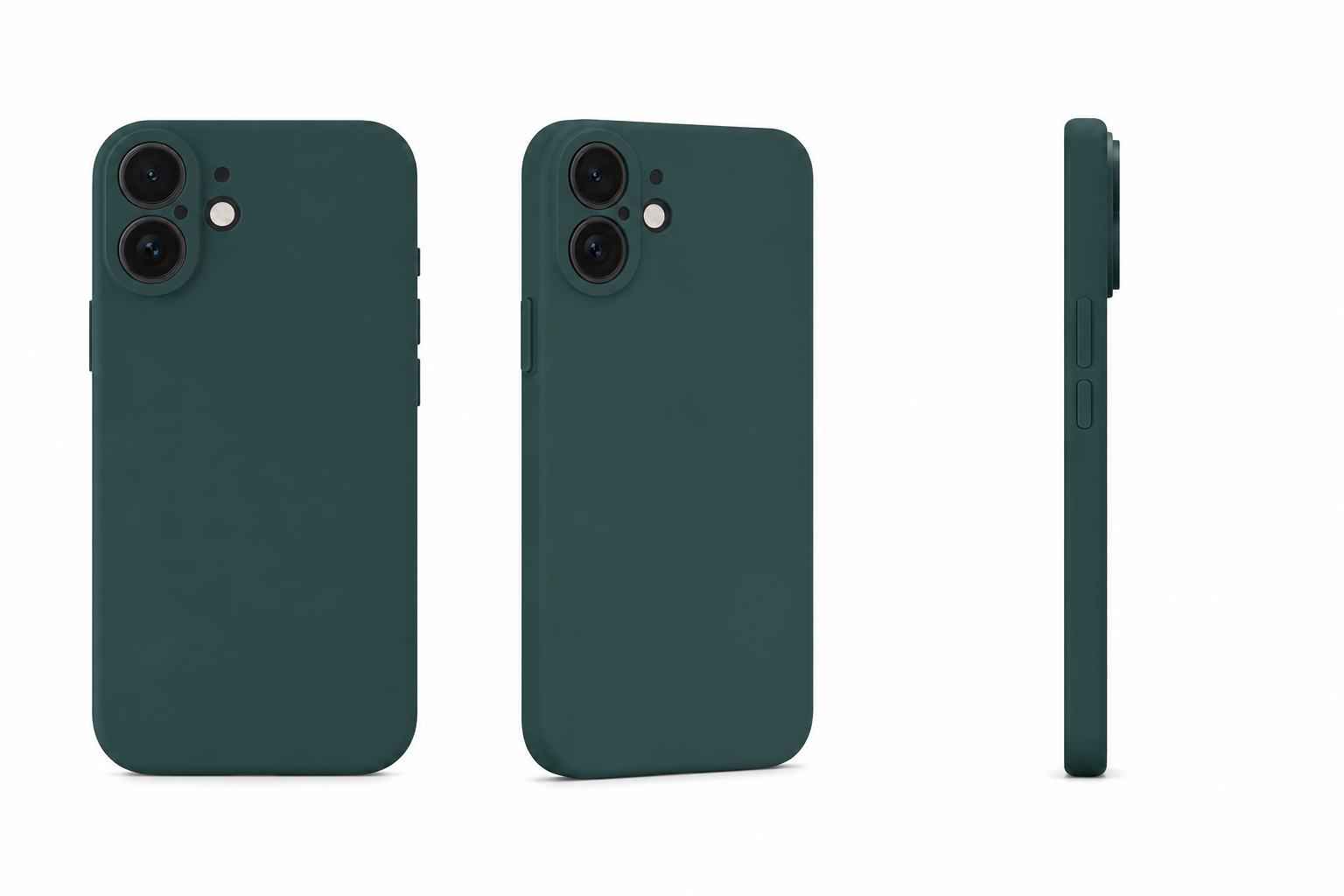 Silicone Case for iPhone  Shockproof Slim  Emerald