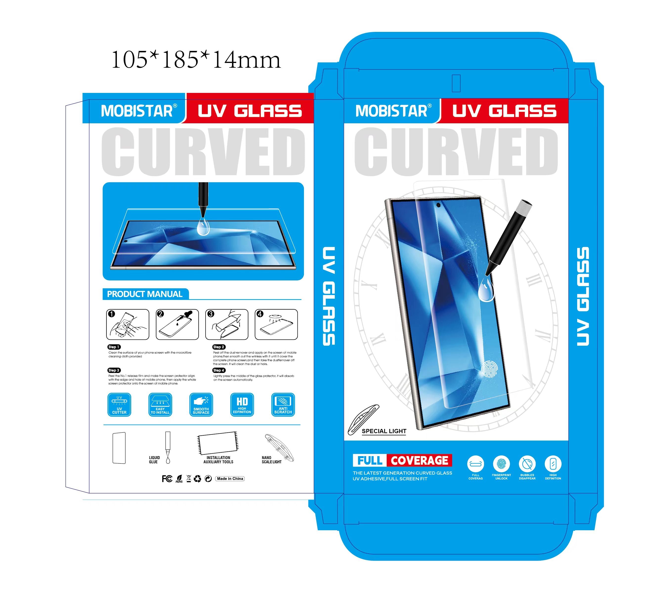 UV Tempered Glass Screen Protector | Full Coverage & Scratch Resistant