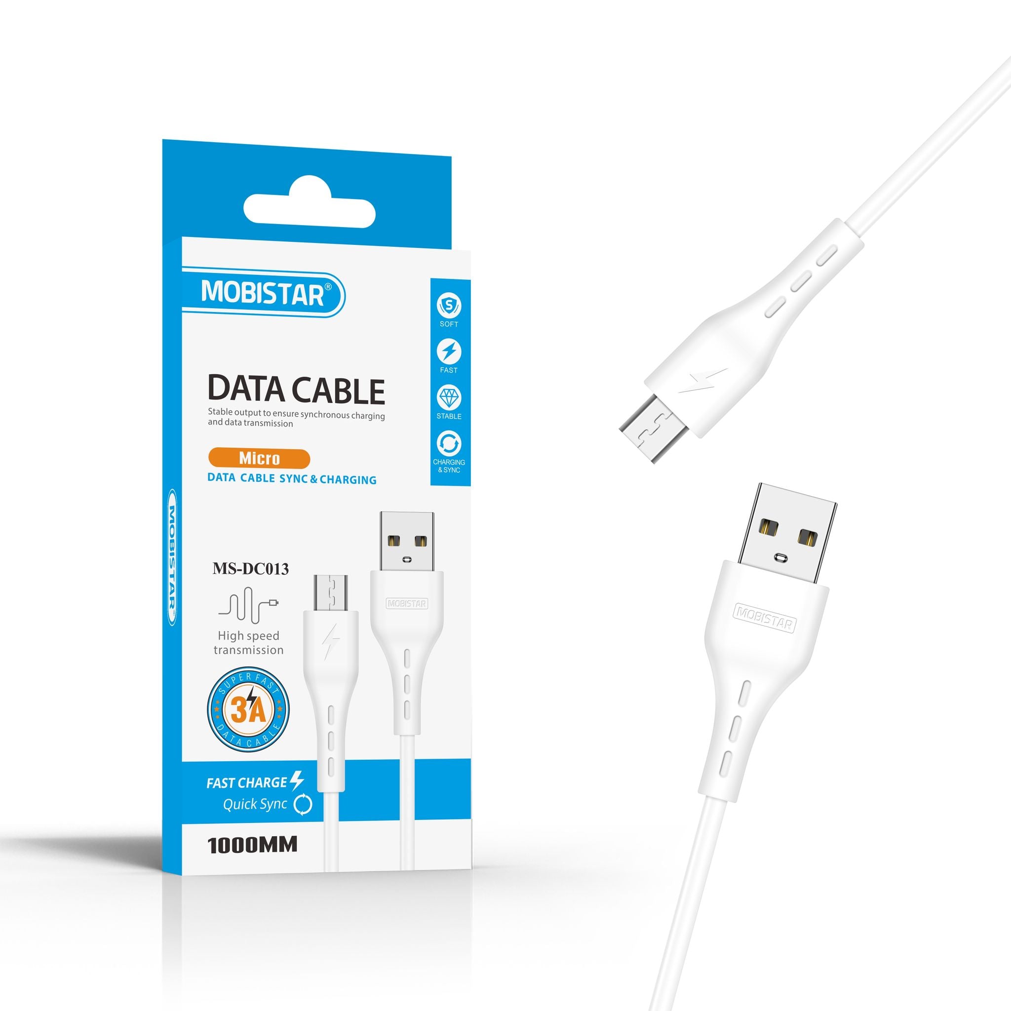 Micro USB Charging Cable – Fast Charging & Data Sync Cord