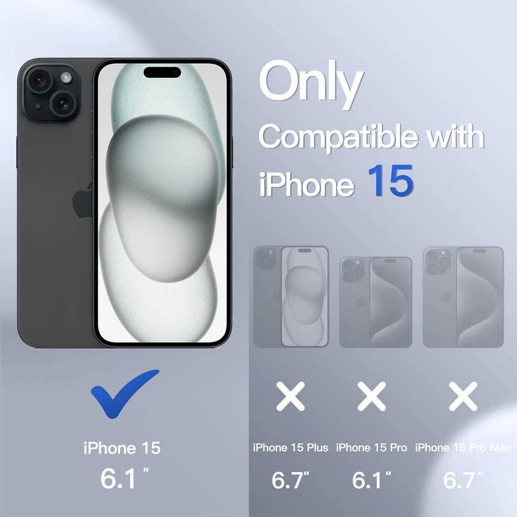 iPhone 15 Privacy Screen Protector – 2 Pack Tempered Glass Anti Spy HD (Wholesale)