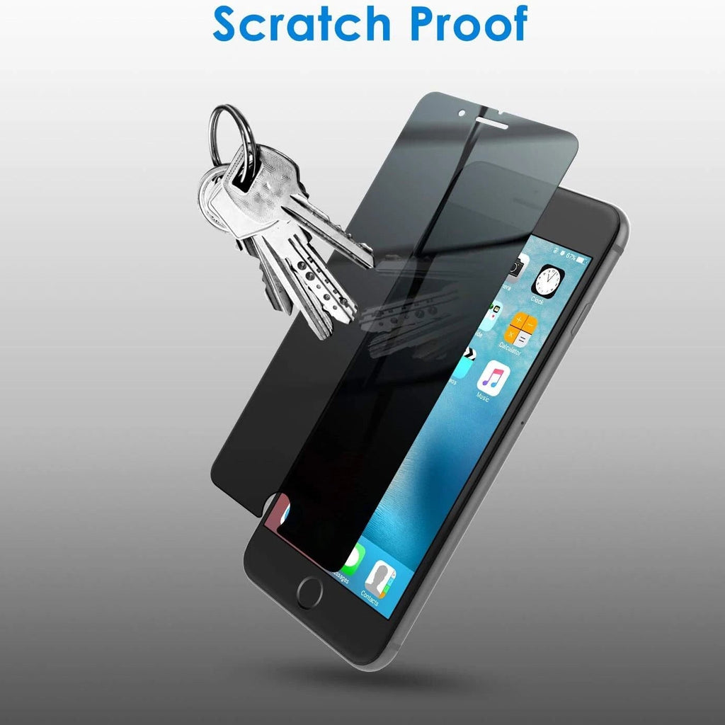 iPhone 7 / 8 Plus Privacy Screen Protector – 2 Pack Tempered Glass Anti Spy HD