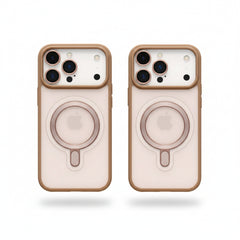 Gold Kickstand Case with Lens Protection | Shockproof Phone Cover