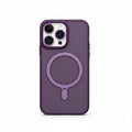 Purple Kickstand Case with Lens Protection | Magnetic Stand, Shockproof Cover